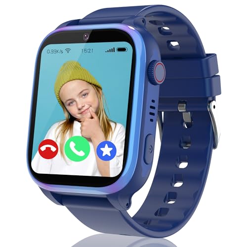 Moikmlih Smartwatch Kinder,Kinder smartwatch mit 4G Video Telefonanrufen, SOS, Schulmodus,GPS, Voice Chat,SMS, IP68 Wasserdicht,7 Spiel, Wecker,Kamera, Geschenk für Jungen Mädchen 5-14 Jahren Moikmlih Smartwatch Kinder,Kinder smartwatch mit 4G Video Telefonanrufen, SOS, Schulmodus,GPS, Voice Chat,SMS, IP68 Wasserdicht,7 Spiel, Wecker,Kamera, Geschenk für Jungen Mädchen 5-14 Jahren von Moikmlih