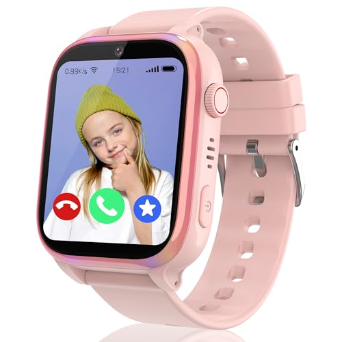 Moikmlih Smartwatch Kinder,Kinder smartwatch mit 4G Video Telefonanrufen, SOS, Schulmodus,GPS, Voice Chat,SMS, IP68 Wasserdicht,7 Spiel, Wecker,Kamera, Geschenk für Jungen Mädchen 5-14 Jahren Moikmlih Smartwatch Kinder,Kinder smartwatch mit 4G Video Telefonanrufen, SOS, Schulmodus,GPS, Voice Chat,SMS, IP68 Wasserdicht,7 Spiel, Wecker,Kamera, Geschenk für Jungen Mädchen 5-14 Jahren von Moikmlih