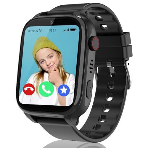 Moikmlih Smartwatch Kinder,Kinder smartwatch mit 4G Video Telefonanrufen, SOS, Schulmodus,GPS, Voice Chat,SMS, IP68 Wasserdicht,7 Spiel, Wecker,Kamera, Geschenk für Jungen Mädchen 5-14 Jahren Moikmlih Smartwatch Kinder,Kinder smartwatch mit 4G Video Telefonanrufen, SOS, Schulmodus,GPS, Voice Chat,SMS, IP68 Wasserdicht,7 Spiel, Wecker,Kamera, Geschenk für Jungen Mädchen 5-14 Jahren von Moikmlih