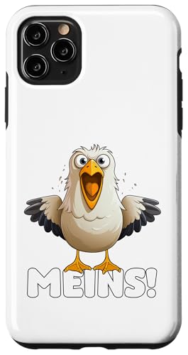 Lustige Möwe, witziger Spruch – "Meins!", Meer Küste Strand Hülle für iPhone 11 Pro Max Lustige Möwe, witziger Spruch – "Meins!", Meer Küste Strand Hülle für iPhone 11 Pro Max von Moin! – Waterkant Design by Media Senses