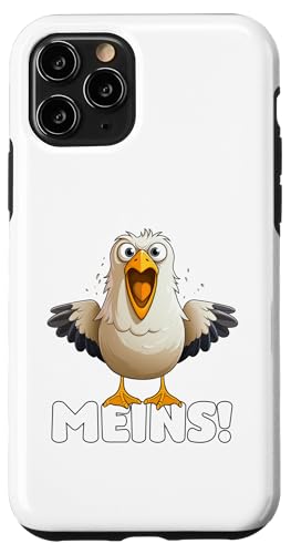 Lustige Möwe, witziger Spruch – "Meins!", Meer Küste Strand Hülle für iPhone 11 Pro Lustige Möwe, witziger Spruch – "Meins!", Meer Küste Strand Hülle für iPhone 11 Pro von Moin! – Waterkant Design by Media Senses