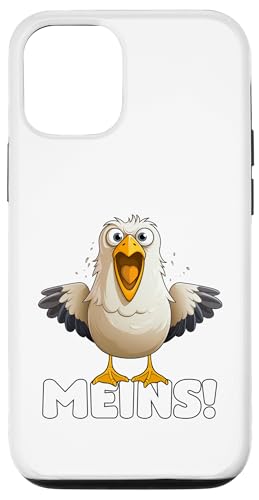 Lustige Möwe, witziger Spruch – "Meins!", Meer Küste Strand Hülle für iPhone 12/12 Pro Lustige Möwe, witziger Spruch – "Meins!", Meer Küste Strand Hülle für iPhone 12/12 Pro von Moin! – Waterkant Design by Media Senses