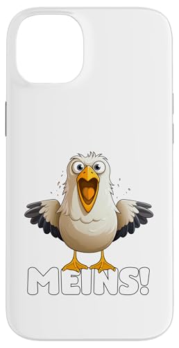 Lustige Möwe, witziger Spruch – "Meins!", Meer Küste Strand Hülle für iPhone 14 Plus Lustige Möwe, witziger Spruch – "Meins!", Meer Küste Strand Hülle für iPhone 14 Plus von Moin! – Waterkant Design by Media Senses