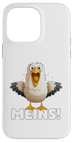 Lustige Möwe, witziger Spruch – "Meins!", Meer Küste Strand Hülle für iPhone 14 Pro Max Lustige Möwe, witziger Spruch – "Meins!", Meer Küste Strand Hülle für iPhone 14 Pro Max von Moin! – Waterkant Design by Media Senses