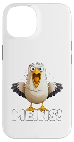 Lustige Möwe, witziger Spruch – "Meins!", Meer Küste Strand Hülle für iPhone 14 Lustige Möwe, witziger Spruch – "Meins!", Meer Küste Strand Hülle für iPhone 14 von Moin! – Waterkant Design by Media Senses
