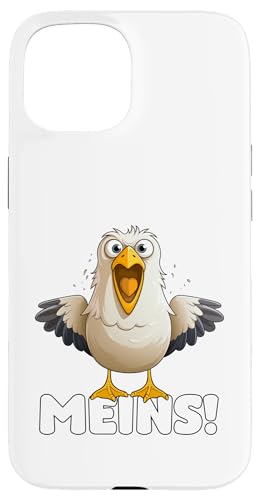 Lustige Möwe, witziger Spruch – "Meins!", Meer Küste Strand Hülle für iPhone 15 Lustige Möwe, witziger Spruch – "Meins!", Meer Küste Strand Hülle für iPhone 15 von Moin! – Waterkant Design by Media Senses