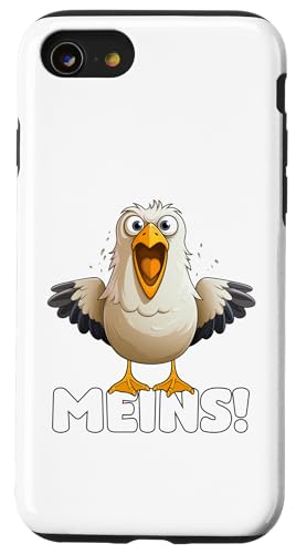 Lustige Möwe, witziger Spruch – "Meins!", Meer Küste Strand Hülle für iPhone SE (2020) / 7 / 8 von Moin! – Waterkant Design by Media Senses