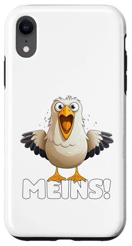 Lustige Möwe, witziger Spruch – "Meins!", Meer Küste Strand Hülle für iPhone XR Lustige Möwe, witziger Spruch – "Meins!", Meer Küste Strand Hülle für iPhone XR von Moin! – Waterkant Design by Media Senses