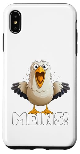 Lustige Möwe, witziger Spruch – "Meins!", Meer Küste Strand Hülle für iPhone XS Max Lustige Möwe, witziger Spruch – "Meins!", Meer Küste Strand Hülle für iPhone XS Max von Moin! – Waterkant Design by Media Senses