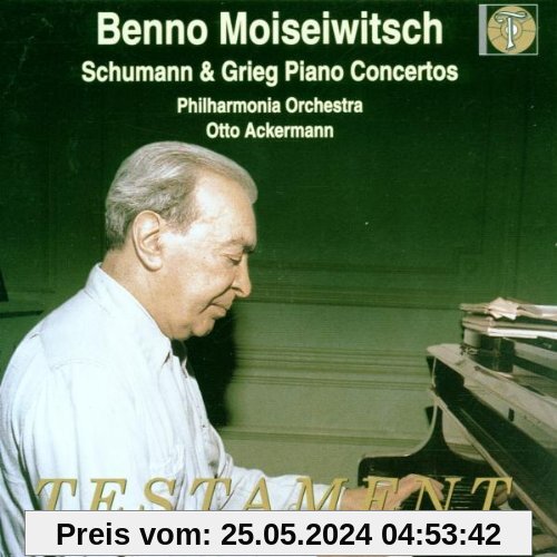 Werke von Schumann, Grieg und Palmgren (Aufnahmen 1941 / 1953) von Moisewitsch