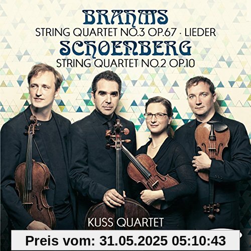 Brahms/Schönberg: Streichquartett 3 op.67 / Sommerabend / Mondenschein / Streichquartett Nr. 2 Op. 10 von Mojca Erdmann
