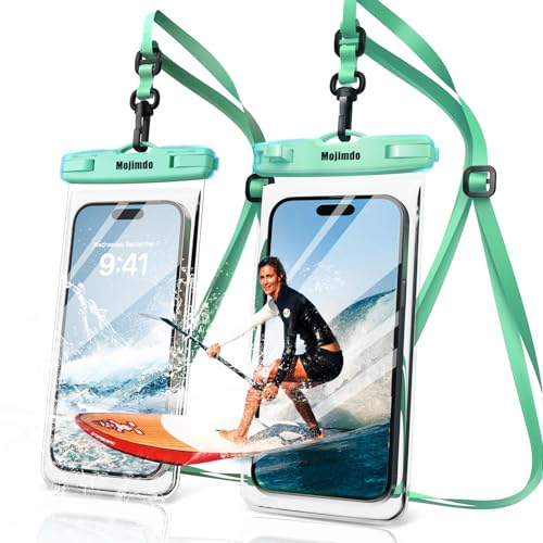 Mojimdo 8,0" Große wasserdichte Handyhülle - IPX8 Unterwasser Handytasche | Urlaub Must Haves | Wasserfeste Hülle für Tauchen Schwimmen für iPhone 15 14 13 12 Pro Max Samsung S23 S22-2er Pack Mojimdo 8,0" Große wasserdichte Handyhülle - IPX8 Unterwasser Handytasche | Urlaub Must Haves | Wasserfeste Hülle für Tauchen Schwimmen für iPhone 15 14 13 12 Pro Max Samsung S23 S22-2er Pack von Mojimdo