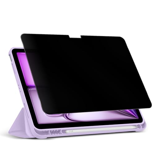 MokaZii Privacy Schutzfolie Kompatibel mit iPad Air 7 11 Zoll M3 2025 / M2 2024 9H Härte Schutzglas folie, Anti-Spy, Anti-Kratzen Sichtschutz, Anti-Bubble Displayschutz für iPad Air 11“ 2024 von MokaZii