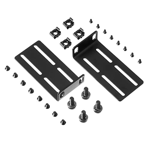 MokerLink Adjustable Rack Mount Ear for 17.3 inch Switches, Compatible for HP Network Switch von MokerLink