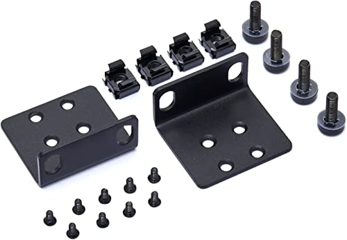 MokerLink Metal Rack Mount Ear for 17.3 inch Switches, Compatible for Some Cisco, NETGEAR, Dell, D-Link, Linksys, and TRENDnet Network Switch von MokerLink