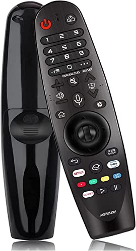 Mokeum Universal Sprachfernbedienung für LG Smart TV, Ersatz LG Magic Fernbedienung kompatibel mit allen LG TV-Modellen mit Sprach- und Zeigerfunktion von Mokeum