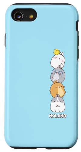 Hülle für iPhone SE (2020) / 7 / 8 Molang - Lustige Cartoon-Designs für Frauen, Männer und Kinder von Molang