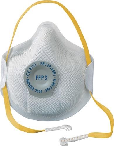 10 Stk. Moldex Atemschutzmaske Smart 250501 FFP3/V NR D m.Ausatemventil von Moldex