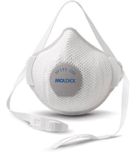 5 Stk. Moldex Atemschutzmaske Air Plus ProValve 330801 FFP2/V R D von Moldex