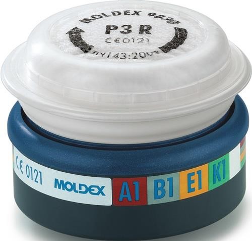 6 Stk. Moldex Kombinationsfilter 943001 A1B1E1K1 P3 R von Moldex