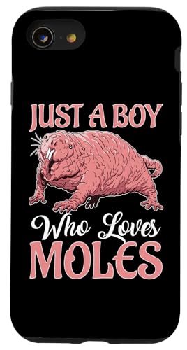 Maulwürfe: Just A Boy Who Loves Moles Hülle für iPhone SE (2020) / 7 / 8 von Mole Mammal And Talpidae Designs For Kids