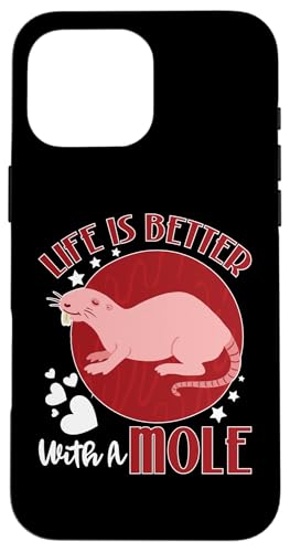 Maulwürfe: Mit einem Maulwurf ist das Leben besser Hülle für iPhone 16 Pro Max Maulwürfe: Mit einem Maulwurf ist das Leben besser Hülle für iPhone 16 Pro Max von Mole Mammal And Talpidae Designs For Kids