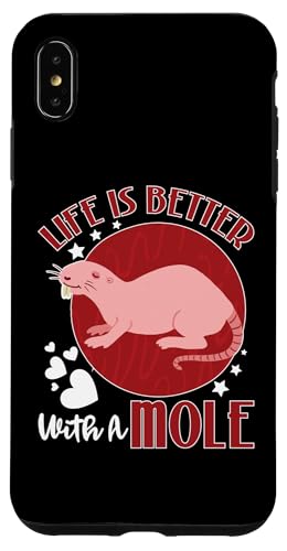 Maulwürfe: Mit einem Maulwurf ist das Leben besser Hülle für iPhone XS Max Maulwürfe: Mit einem Maulwurf ist das Leben besser Hülle für iPhone XS Max von Mole Mammal And Talpidae Designs For Kids