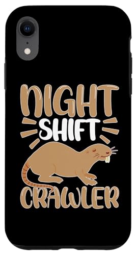 Maulwürfe: Night Shift Crawler Hülle für iPhone XR Maulwürfe: Night Shift Crawler Hülle für iPhone XR von Mole Mammal And Talpidae Designs For Kids