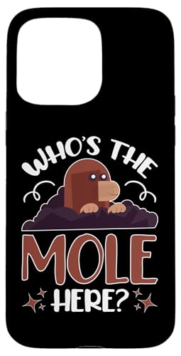 Maulwürfe: Wer ist der Maulwurf hier? Hülle für iPhone 15 Pro Max Maulwürfe: Wer ist der Maulwurf hier? Hülle für iPhone 15 Pro Max von Mole Mammal And Talpidae Designs For Kids