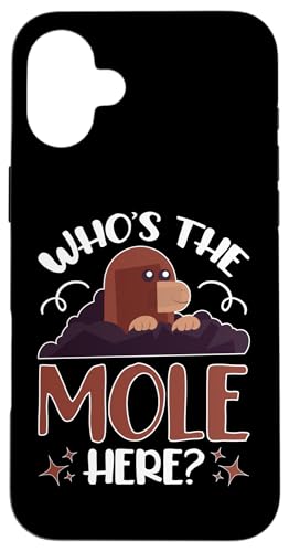 Maulwürfe: Wer ist der Maulwurf hier? Hülle für iPhone 16 Plus Maulwürfe: Wer ist der Maulwurf hier? Hülle für iPhone 16 Plus von Mole Mammal And Talpidae Designs For Kids