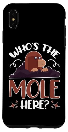Maulwürfe: Wer ist der Maulwurf hier? Hülle für iPhone XS Max Maulwürfe: Wer ist der Maulwurf hier? Hülle für iPhone XS Max von Mole Mammal And Talpidae Designs For Kids