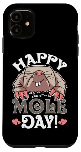 Maulwurf: Happy Mole Day! Hülle für iPhone 11 Maulwurf: Happy Mole Day! Hülle für iPhone 11 von Mole Mammal And Talpidae Designs For Kids