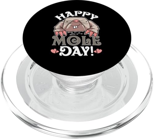 Maulwurf: Happy Mole Day! PopSockets PopGrip für MagSafe Maulwurf: Happy Mole Day! PopSockets PopGrip für MagSafe von Mole Mammal And Talpidae Designs For Kids
