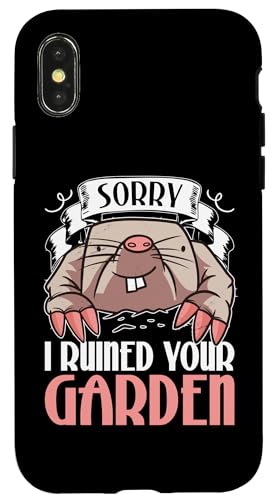 Maulwurf: Sorry I Ruined Your Garden Hülle für iPhone X/XS Maulwurf: Sorry I Ruined Your Garden Hülle für iPhone X/XS von Mole Mammal And Talpidae Designs For Kids