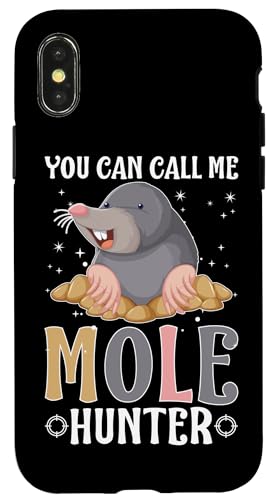 Maulwurf: You Can Call Me Mole Hunter Hülle für iPhone X/XS Maulwurf: You Can Call Me Mole Hunter Hülle für iPhone X/XS von Mole Mammal And Talpidae Designs For Kids