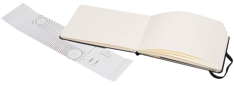 MOLESKINE Aquarellalbum, L/A5. 200g/qm, Hardcover, schwarz von Moleskine