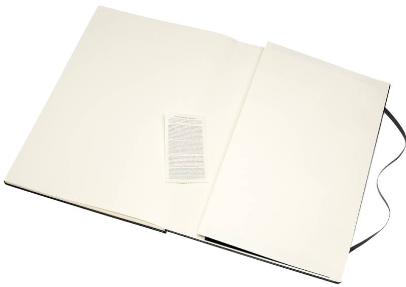 MOLESKINE Aquarellnotizbuch, A3, 200g/qm, Hardcover, schwarz von Moleskine