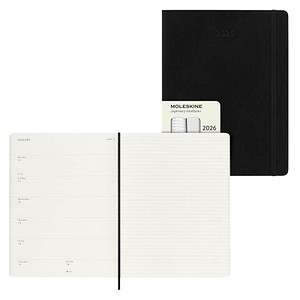MOLESKINE Buchkalender Wochenkalender 2026 schwarz MOLESKINE Buchkalender Wochenkalender 2026 schwarz von Moleskine