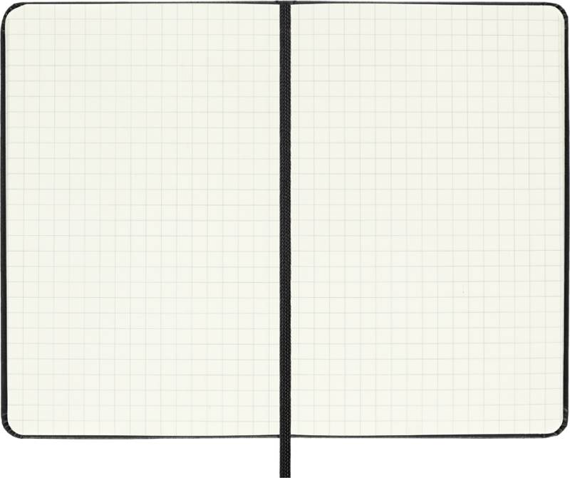 MOLESKINE Notizbuch, P/A6, kariert, Hardcover, schwarz von Moleskine