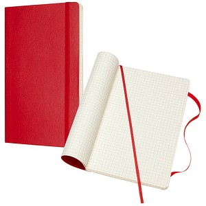 MOLESKINE Notizbuch Classic Collection ca. DIN A5 kariert, scharlachrot Softcover 192 Seiten von Moleskine