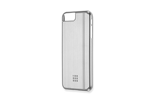 Moleskine - Aluminium Schutzhülle für iPhone 6+/6s+/7+/8+ - Aluminium Handyhülle für iPhone Plus Edition - Mit XS Volant Journal für Notizen - Farbe Silber von Moleskine