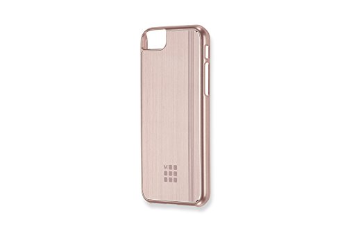 Moleskine - Aluminium Schutzhülle für iPhone 6/6s/7/8 - Aluminium Handyhülle für iPhone - Mit XS Volant Journal für Notizen - Farbe Pink Gold von Moleskine
