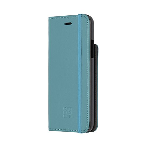 Moleskine - Flipcover Handyhülle für iPhone X - Schutzhülle für Smartphone - Mit XS Volant Journal für Notizen - Farbe Riff Blau von Moleskine