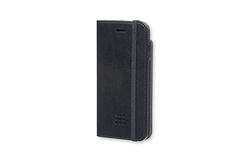 Moleskine - Flipcover Handytasche für iPhone 6/6s/7/8 - Schutztasche für Smartphone - Mit XS Volant Journal für Notizen - Farbe Schwarz von Moleskine