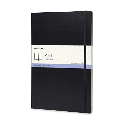 Moleskine Kreativ S31960 Notizbücher, Skizzenbuch, A3, 165G Papier, Hard Cover, schwarz von Moleskine