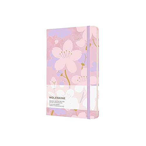 Moleskine Limited Edition Sakura Notebook, Large, Plain, Pink/Purple, Hard Cover (5 X 8.25) von Moleskine