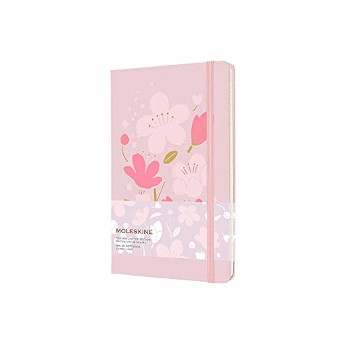 Moleskine Limited Edition Sakura Notebook, Large, Ruled, Dark Pink, Hard Cover (5 X 8.25) von Moleskine