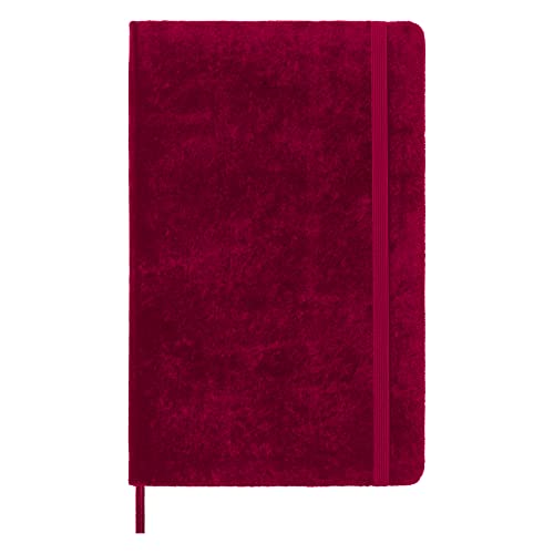 Moleskine Liniertes Notizbuch, Limitierte Auflage Velvet Collection, Hartcover aus Samt mit Elastischem Verschluss, Farbe Pink, Großformat, 144 Seiten Moleskine Liniertes Notizbuch, Limitierte Auflage Velvet Collection, Hartcover aus Samt mit Elastischem Verschluss, Farbe Pink, Großformat, 144 Seiten von Moleskine