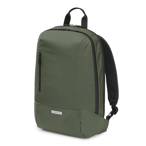 Moleskine - Metro Rucksack Kollektion, Urbane Tasche mit 2 Fächern, Laptop Rucksack für Laptop, iPad, Notebook bis zu 15'', Maße 31 x 47 x 13 cm, Moosgrün von Moleskine