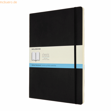 Moleskine Notizbuch A4 Punktraster Softcover 96 Blatt schwarz von Moleskine